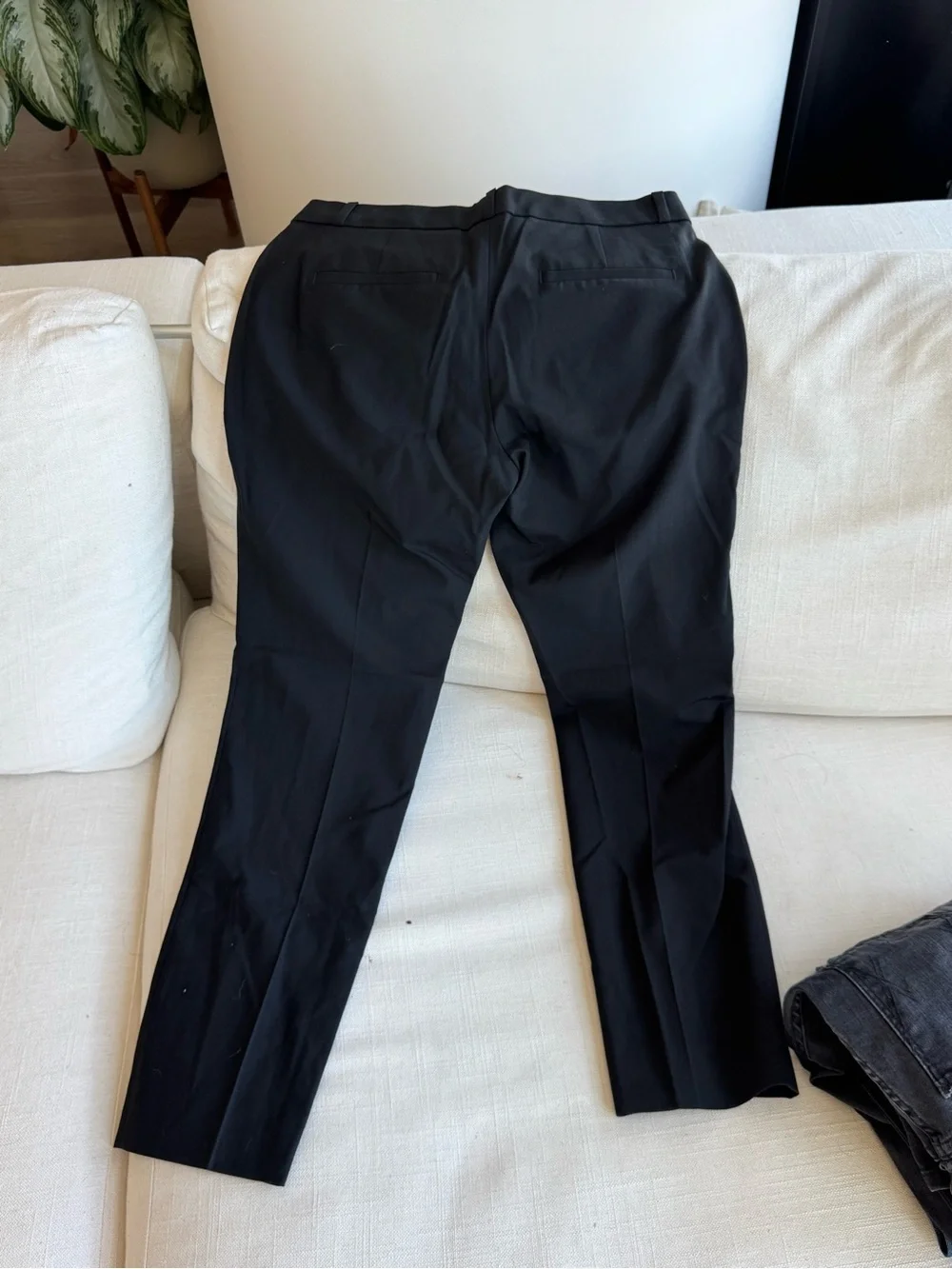 Italian Wool Black Pants